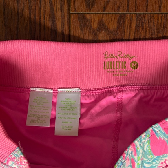 Lilly Pulitzer Pink and Green Floral Mini Skirt - Picture 2 of 4